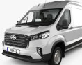 Maxus Deliver 9 Panel Van L2H2 з детальним інтер'єром 2024 3D модель