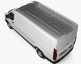 Maxus Deliver 9 Panel Van L2H2 с детальным интерьером 2024 3D модель top view