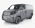 Maxus EV30 with HQ interior 2023 3d model wire render