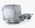 Maxus EH300 底盘驾驶室卡车 2024 3D模型 clay render