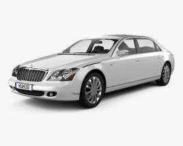 3D model of Maybach 62S 2014