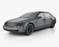 Maybach 62S Landaulet 2014 3D模型 wire render