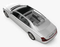 Maybach 62S Landaulet 2014 3D模型 顶视图