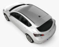 Mazda 3 hatchback 2012 3d model top view