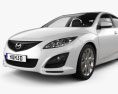 Mazda 6 해치백 2014 3D 모델 