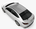 Mazda 6 hatchback 2014 Modello 3D vista dall'alto