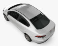 Mazda 2 Berlina 2014 Modello 3D vista dall'alto