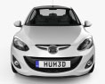 Mazda 2 세단 2014 3D 모델  front view