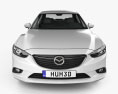 Mazda 6 轿车 2016 3D模型 正面图