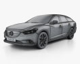 Mazda 6 wagon 2016 3d model wire render
