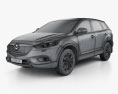 Mazda CX-9 2016 3d model wire render