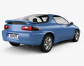 Mazda MX-3 1998 3D модель back view