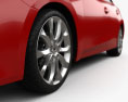 Mazda 3 해치백 인테리어 가 있는 2016 3D 모델 