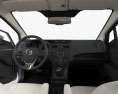 Mazda 5 con interior 2015 Modelo 3D dashboard