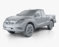 Mazda BT-50 Freestyle Cab 2019 3d model clay render