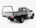 Mazda BT-50 Single Cab Alloy Tray 2019 3D 모델  back view