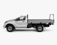 Mazda BT-50 Single Cab Alloy Tray 2019 3D 모델  side view