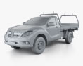 Mazda BT-50 Cabina Simple Alloy Tray 2019 Modelo 3D clay render