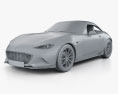 Mazda MX-5 Speedster 2015 3Dモデル clay render