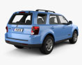 Mazda Tribute 2011 3D 모델  back view