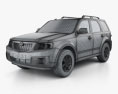 Mazda Tribute 2011 3D-Modell wire render