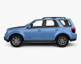 Mazda Tribute 2011 3D 모델  side view