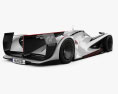 Mazda LM55 Vision Gran Turismo 2017 3D模型 后视图