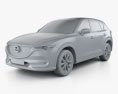 Mazda CX-5 2020 3D-Modell clay render