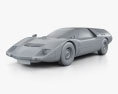 Mazda RX-500 1970 3D模型 clay render