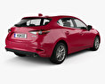 Mazda 3 BM 掀背车 2020 3D模型 后视图