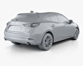 Mazda 3 BM ハッチバック 2020 3Dモデル