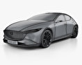 Mazda Kai 2017 3D模型 wire render