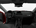 Mazda 3 sedan with HQ interior 2016 3d model dashboard