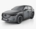 Mazda CX-5 (KF) 인테리어 가 있는 2018 3D 모델  wire render