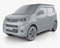 Mazda Flair Custom XT 2017 3D模型 clay render