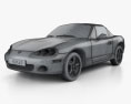 Mazda MX-5 2005 3Dモデル wire render
