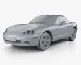 Mazda MX-5 2005 3Dモデル clay render