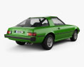 Mazda RX-7 1978 3D 모델  back view