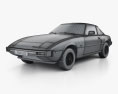 Mazda RX-7 1978 3D-Modell wire render