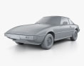 Mazda RX-7 1978 3D-Modell clay render