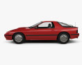 Mazda RX-7 coupe 1985 3d model side view