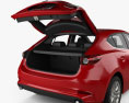 Mazda 3 (BM) 掀背车 带内饰 2020 3D模型