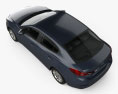 Mazda 3 (BM) sedan with HQ interior 2020 3d model top view