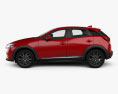 Mazda CX-3 GT-M HQインテリアと 2018 3Dモデル side view