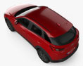 Mazda CX-3 GT-M mit Innenraum 2018 3D-Modell Draufsicht