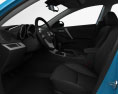 Mazda 3 US-spec hatchback  con interni 2009 Modello 3D seats