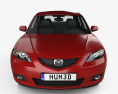 Mazda 3 세단 2009 3D 모델  front view