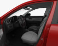 Mazda 3 sedan with HQ interior 2009 3d model seats
