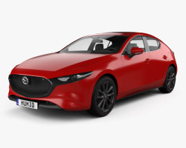Mazda 3 hatchback 2023 3D model