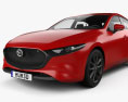 Mazda 3 Fließheck 2023 3D-Modell